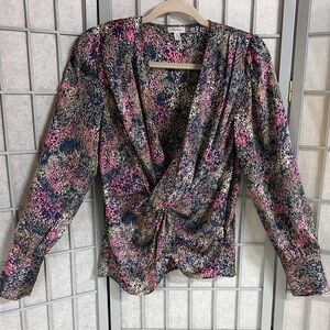 Tristan, Stylish Multicolor Women's Top, Size Small